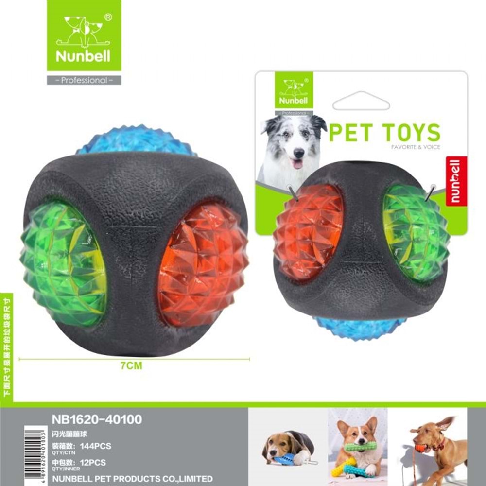 Nunbell Plastik Işıklı Top