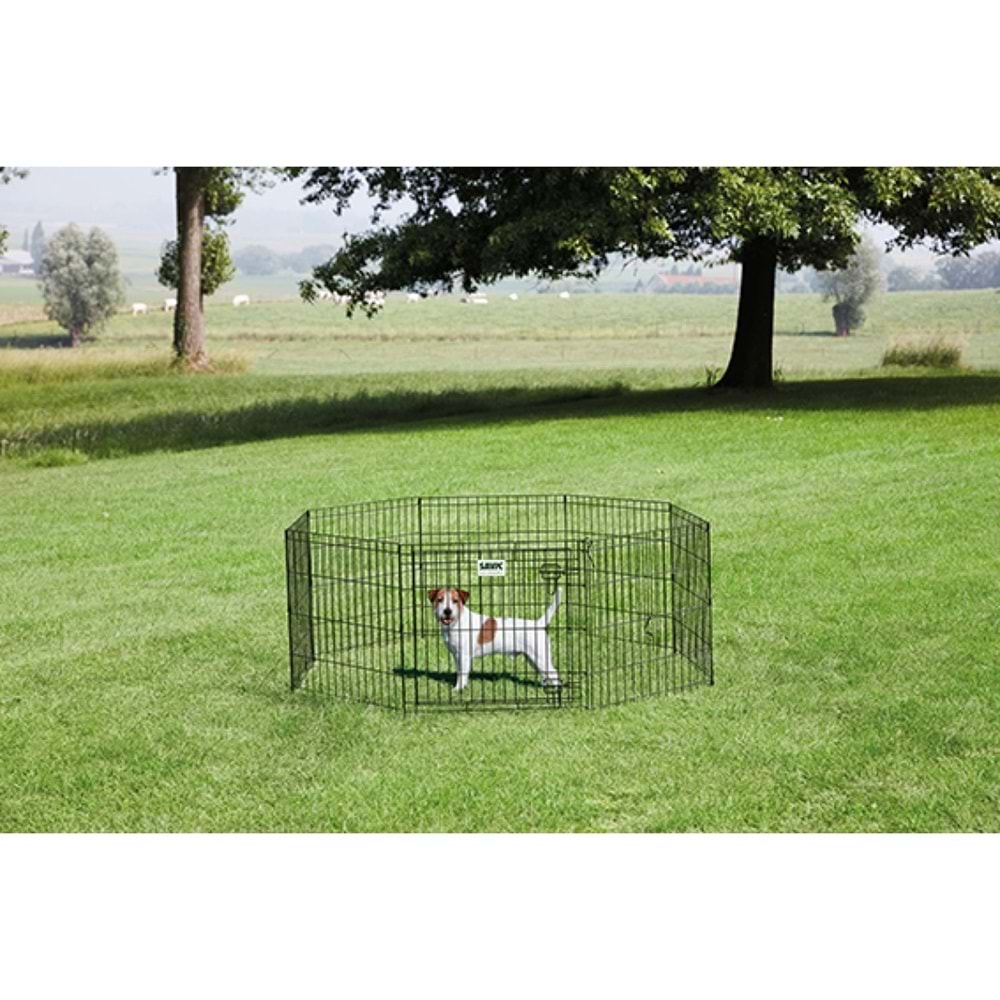 Savic Köpek Parkı 1 | Yavru Köpek ve Köpek Oyun Parkı – Siyah E-Kaplama