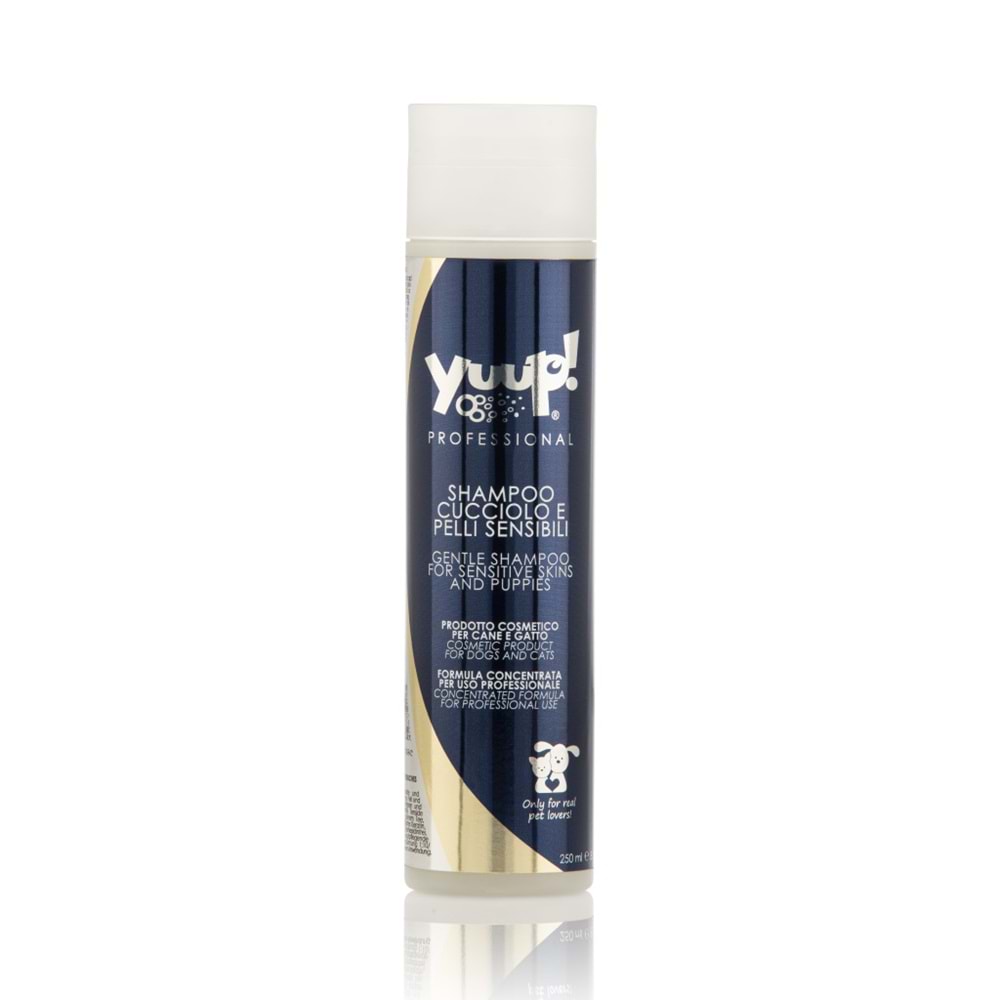 YUUP! PROFESYONEL HASSAS CİLT VE YAVRU KÖPEKLER İÇİN HAFİF ŞAMPUAN 250ML/8.5FL.OZ