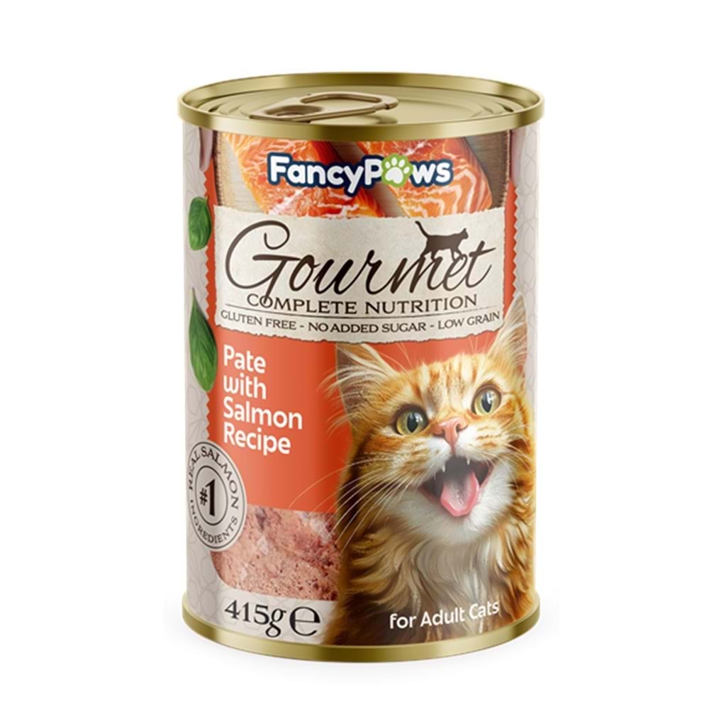 FANCY PAWS YETİŞKİN KEDİ SOMON KONSERVESİ
