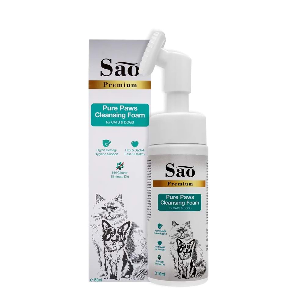 SAO Pati Temizleme Kedi Ve Köpekler İçin 150 ml