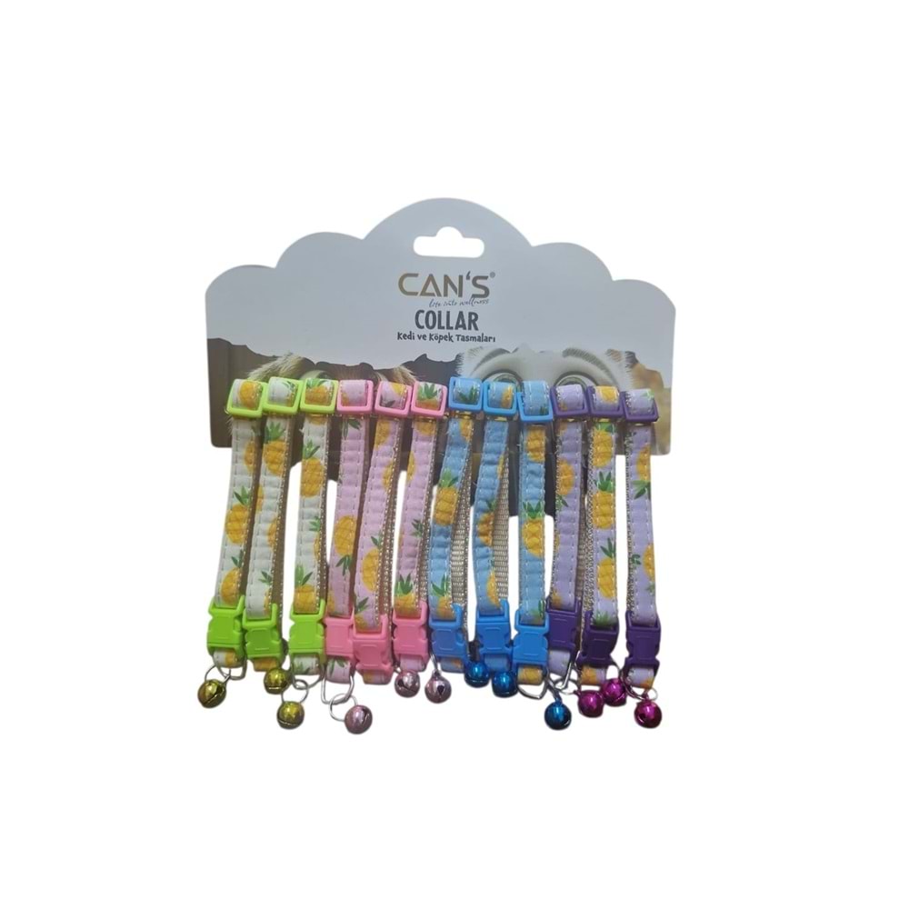 BRC-89 Ananas Desenli Zilli Boyunluk 1 cm