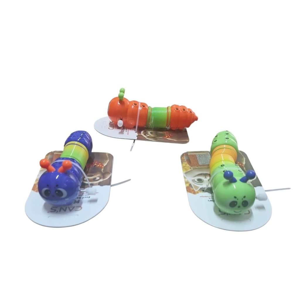 987B-29 Kurmalı Tırtıl Oyuncak