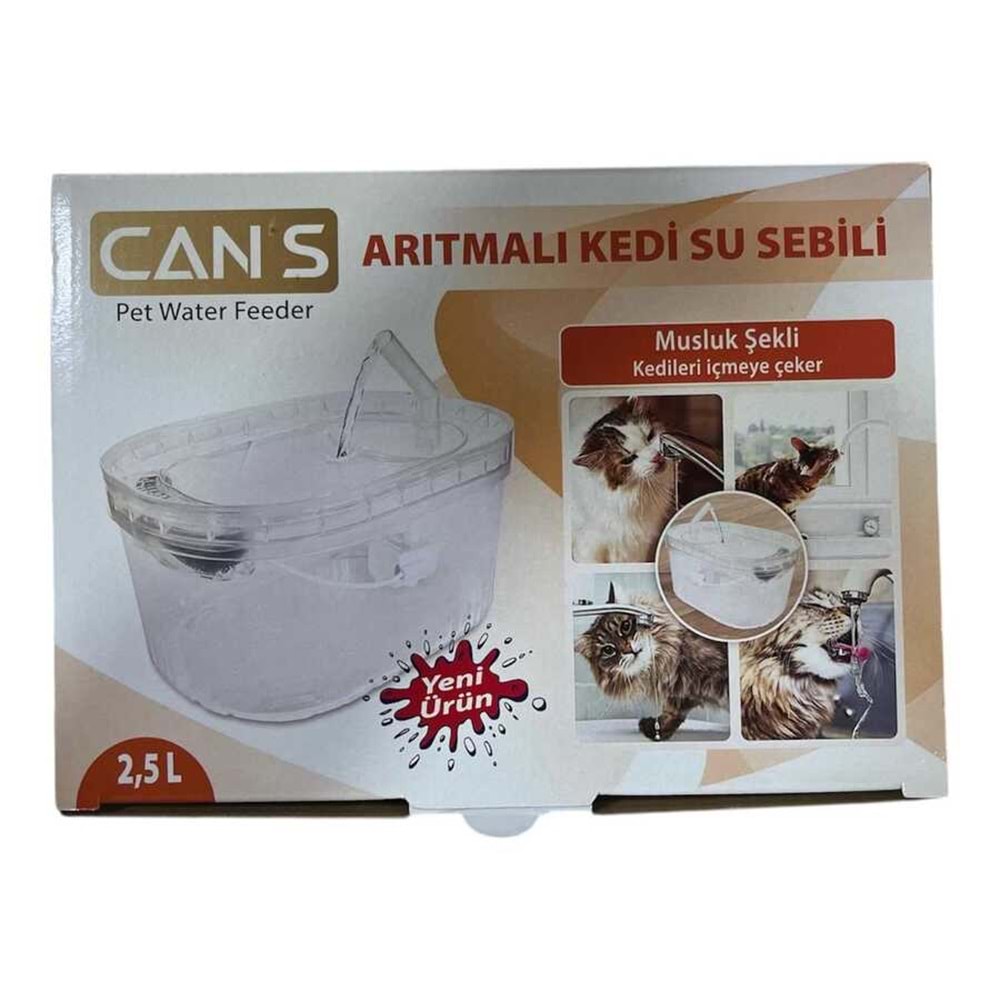 Cans Kedi Otomatik Su Sebili
