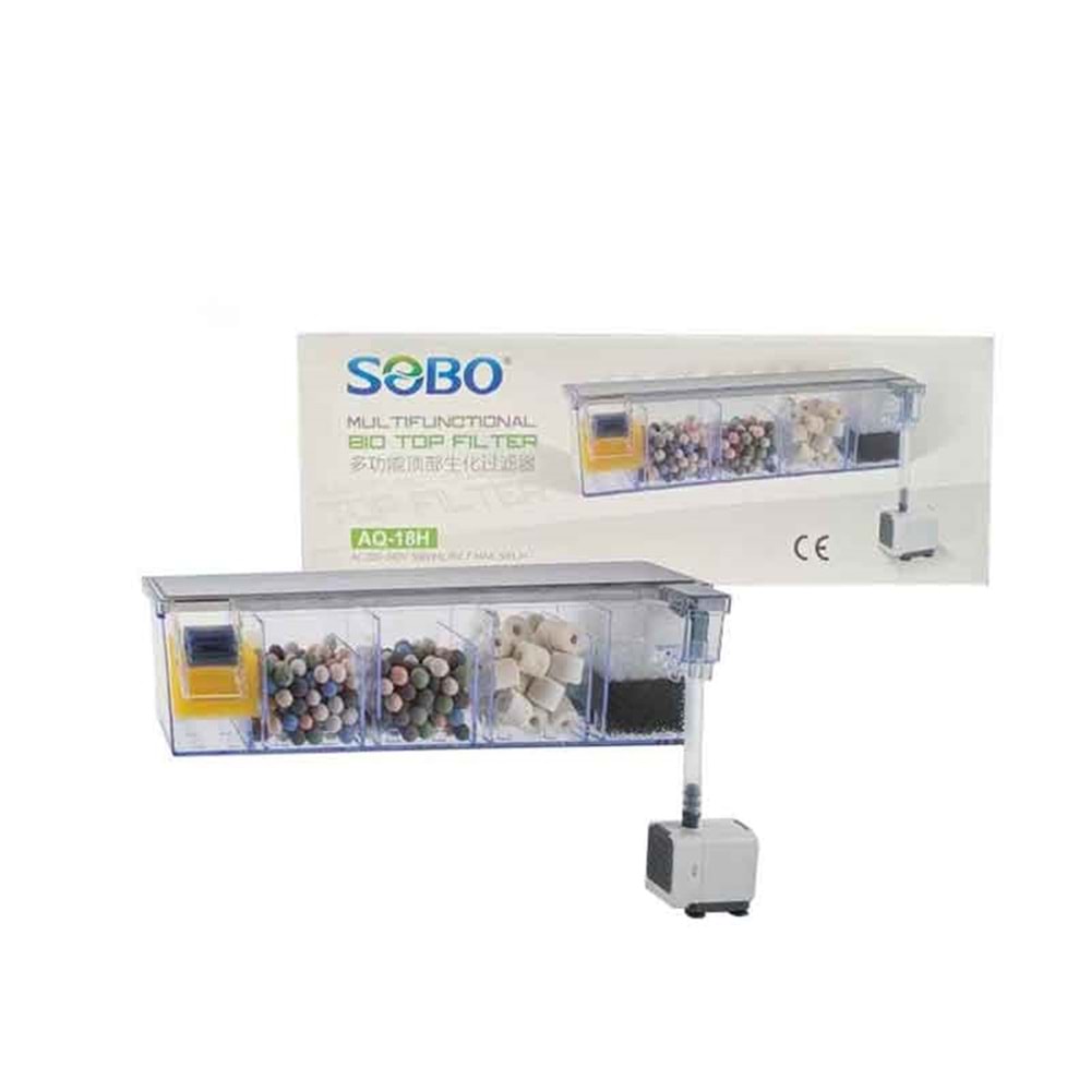 Sobo AQ-18H Bio Tepe Filtre 6W 500L/H