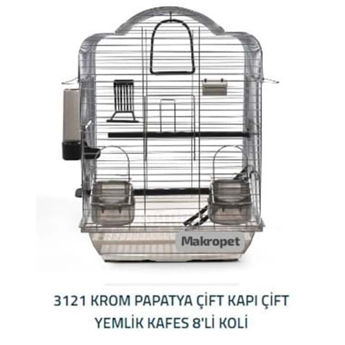 3121 KAFES ÇİFT RENK PAPATYA 8 Lİ 48X35X20