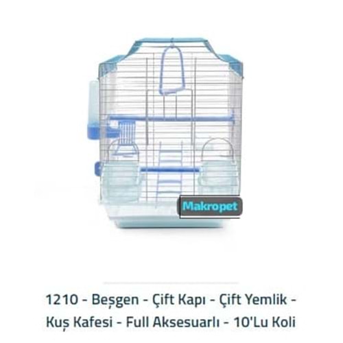 1210 KROM KAFES PAPATYA ÇATI 43X30X22