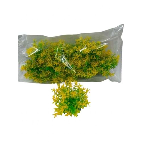 4000094 Plastik Bitki Sarı Yeşil 10'lu