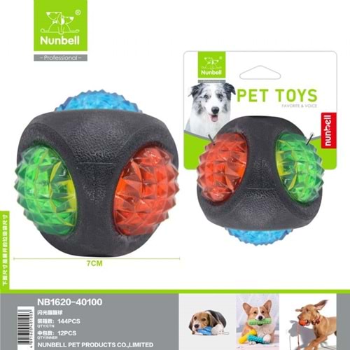 Nunbell Plastik Işıklı Top