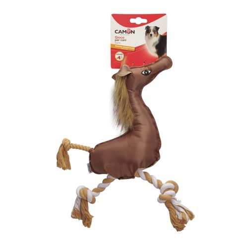 Camon Dayanıklı Paraşüt Kumaş Ördek ve At Köpek Oyuncağı 20-27cm