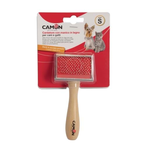 Camon Pim Uçlu Çelik Ahşap Tarak 8x12,5 cm