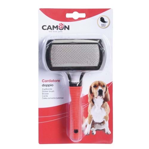 Camon Soft grip Plastik Saplı Çift Taraflı Tarak