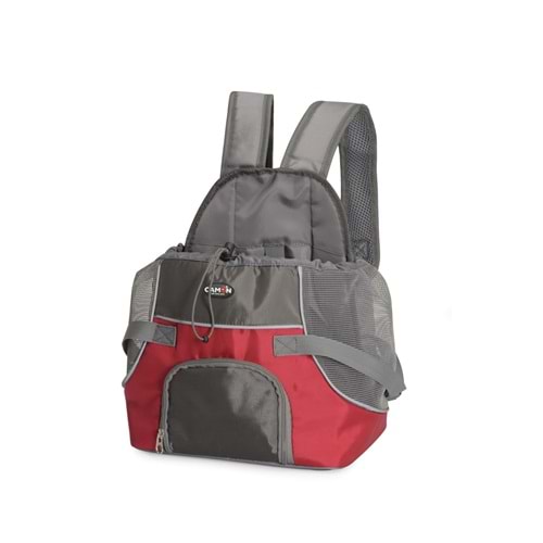 Pet Pocket - Front style pet carrier -red- Base28x22cm - h26~38cm