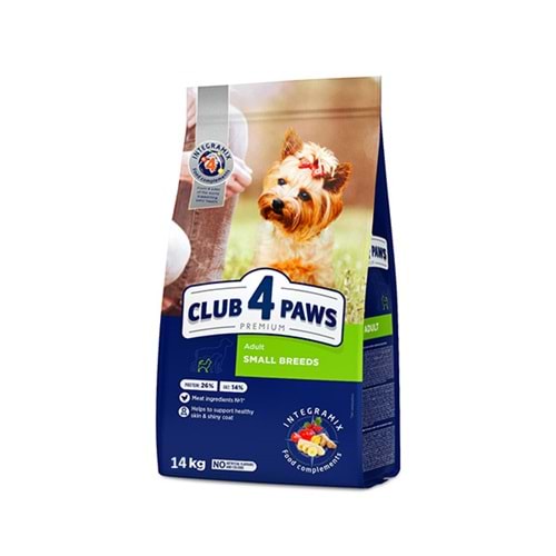 CLUB 4 PAWS PREMİUM TAVUK ETLİ MİNİ IRK YETİŞKİN KÖPEK MAMASI 14KG