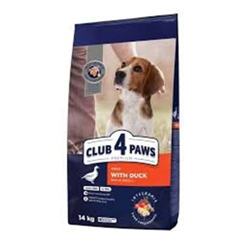 CLUB 4 PAWS PREMİUM MİNİ IRK ÖRDEK ETLİ YETİŞKİN KÖPEK MAMASI 2KG