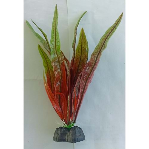 Fancy Fish Akvaryum Dekoru Platik Bitki 18 cm S741