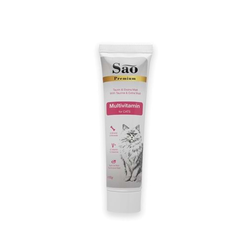 SAO Multi-Vitamin Taurinli Malt Kedi Macunu 100gr