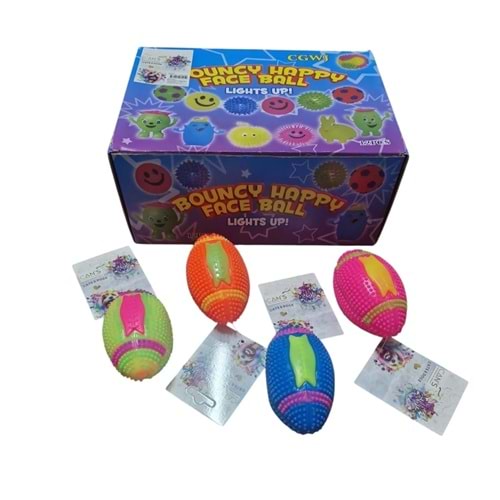 Cans TJWJ296 Öten Işıklı Beyzbol Top Oyuncak 10 cm 12 li