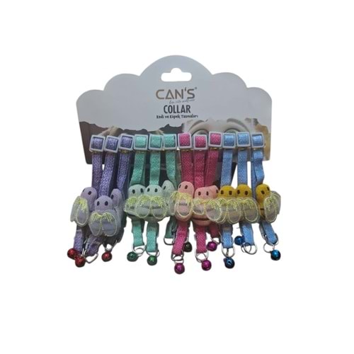 BRC-101 Arı Detaylı Zilli Boyunluk 1 cm