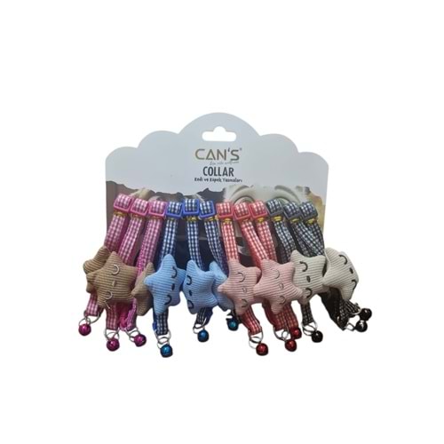 BRC-105 Yıldız Detaylı Zilli Boyunluk 1 cm