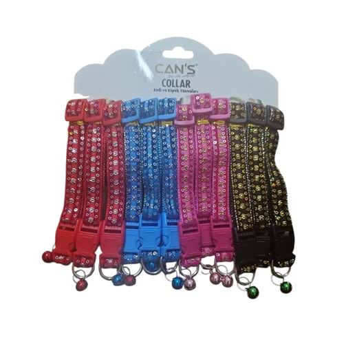 BRC-107 Pullu Zilli Boyunluk 1 cm