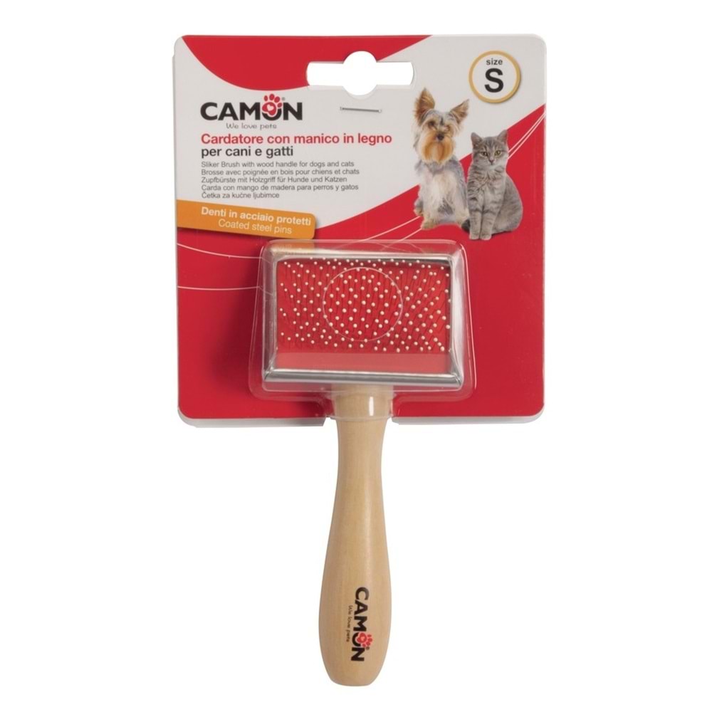 Camon Pim Uçlu Çelik Ahşap Tarak S 9x4,5cm
