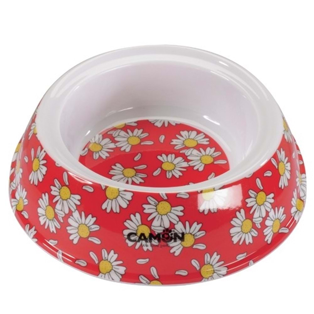 Camon Çiçekli Melamin Mama ve Su Kabı 700ml