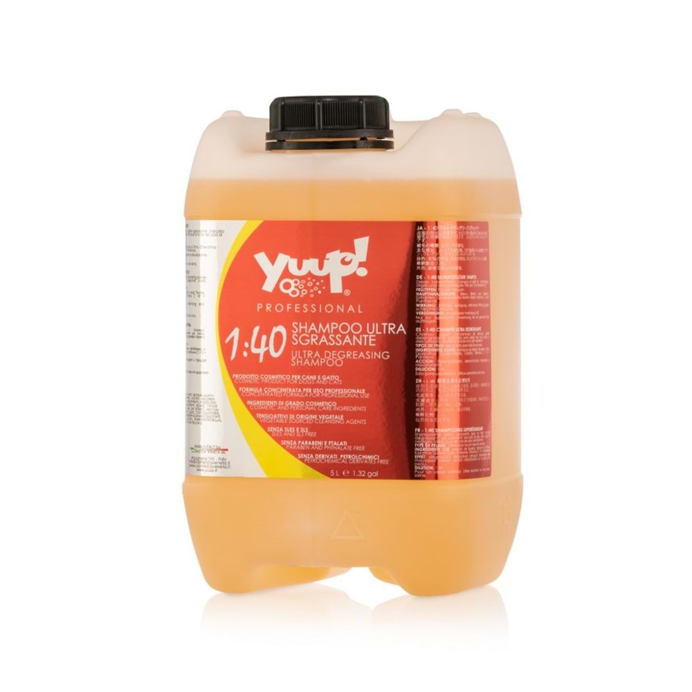 YUUP! PROFESYONEL 1:40 ULTRA YAĞ ARINDIRMA ŞAMPUANI 5 LİTRE