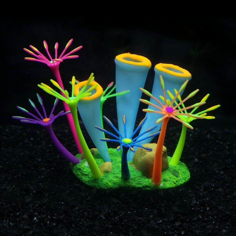 Yapay Deniz Anemonu Akvaryum Dekoru ( 8.5*6*9cm )