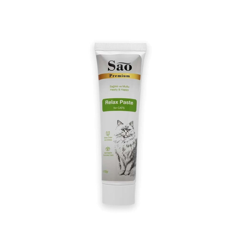 SAO Anti Stress Relax Paste Sakinleştirici Kedi Macunu 100gr