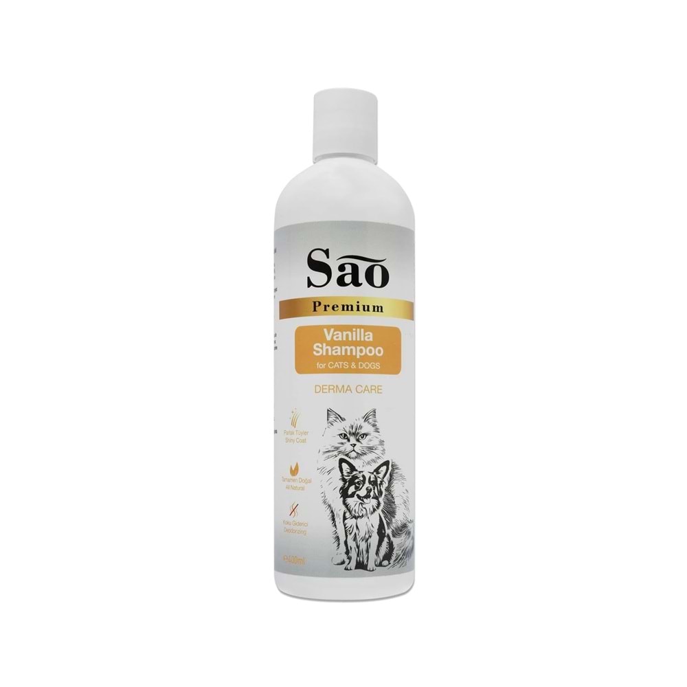 SAO Vanilya Özlü Kedi ve Köpek Şampuanı 400 ML