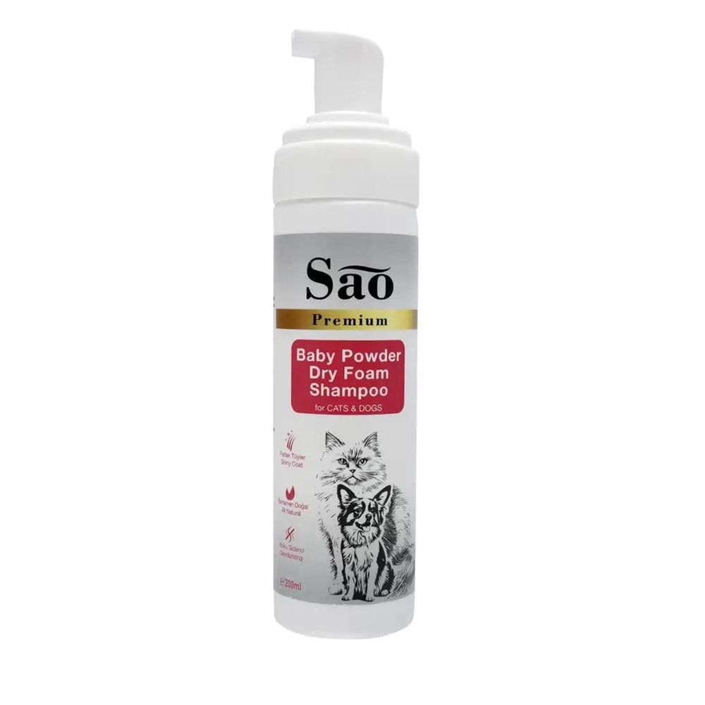 SAO Köpük Shampoo Baby Powder 200ml.